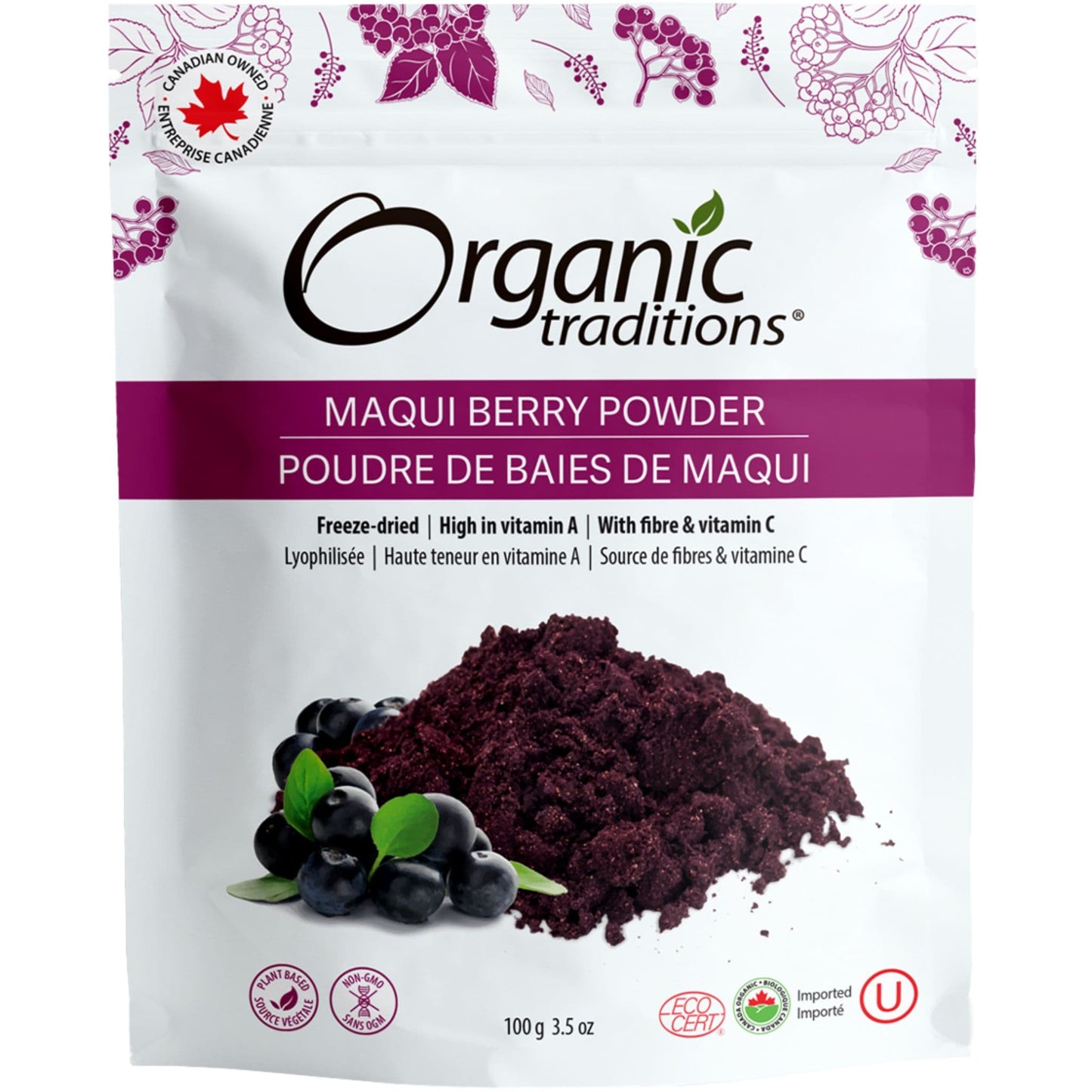 100g | Organic Traditions Maqui Berry Powder 3.5oz