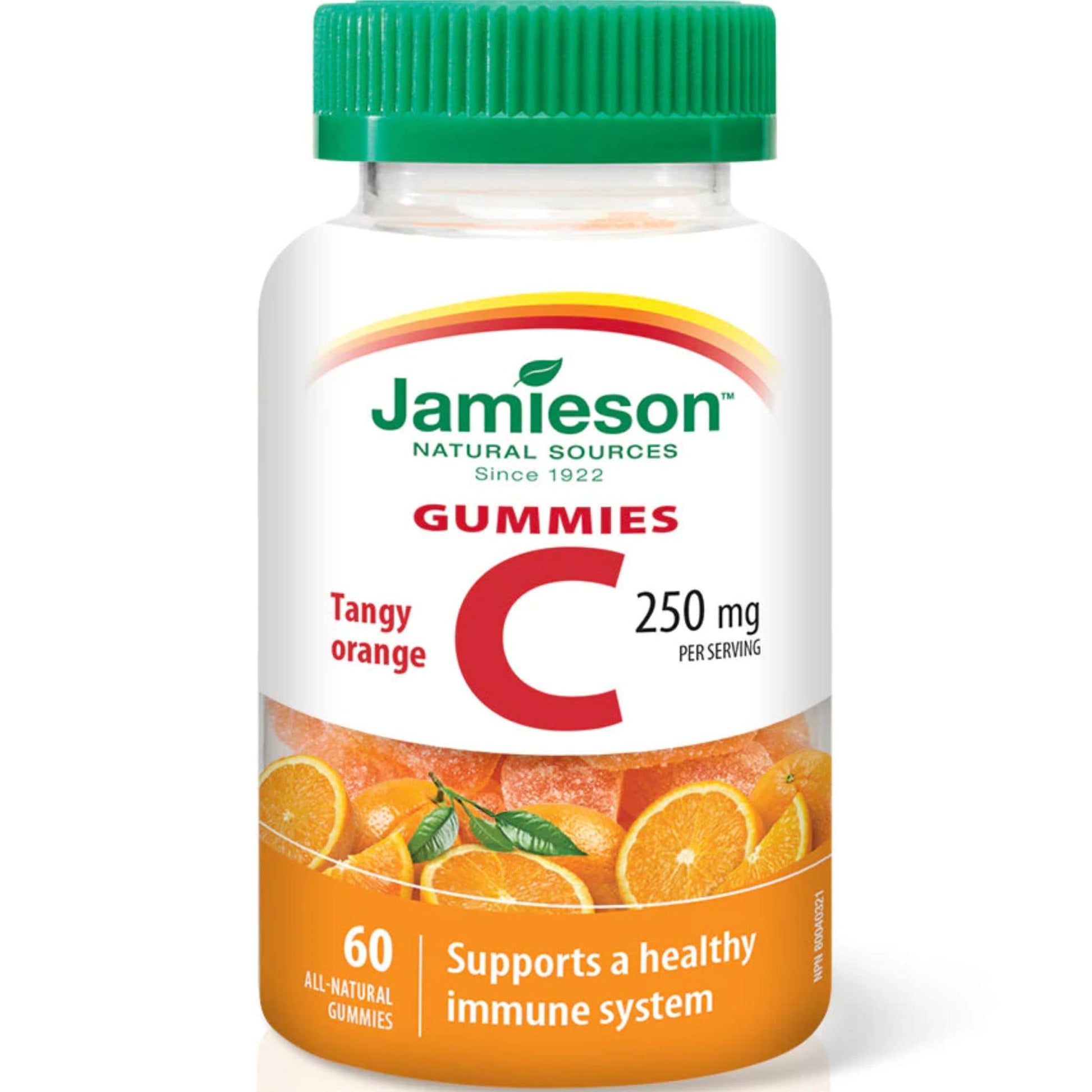 Tangy Orange, 60 Gummies | Jamieson Gummies Vitamin C 250 mg // tangy orange flavour