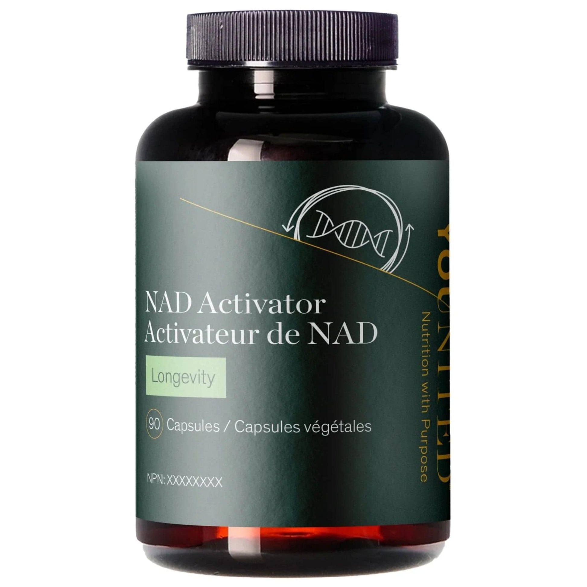 90 Vegetable Capsules | Younited NAD Activator