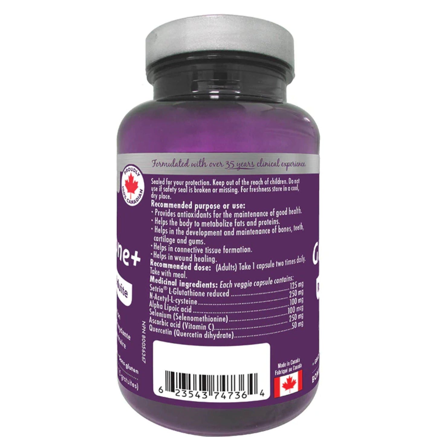 75 Vegetable Capsules | Naka Platinum Setria Glutahtione+