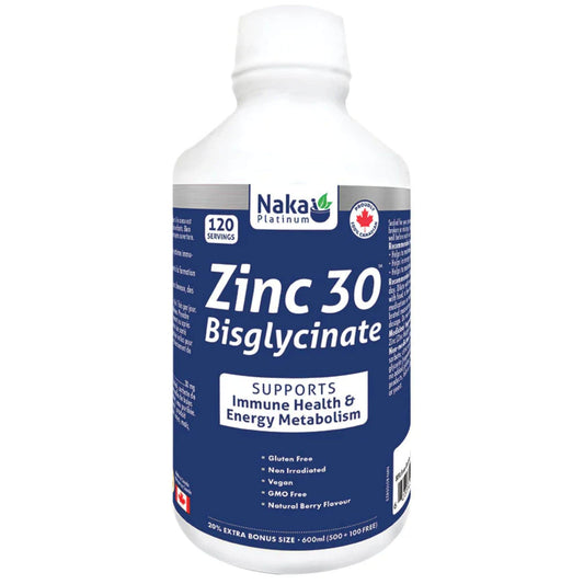 600ml Natural Berry | Naka Platinum Zinc 30 Bisglycinate