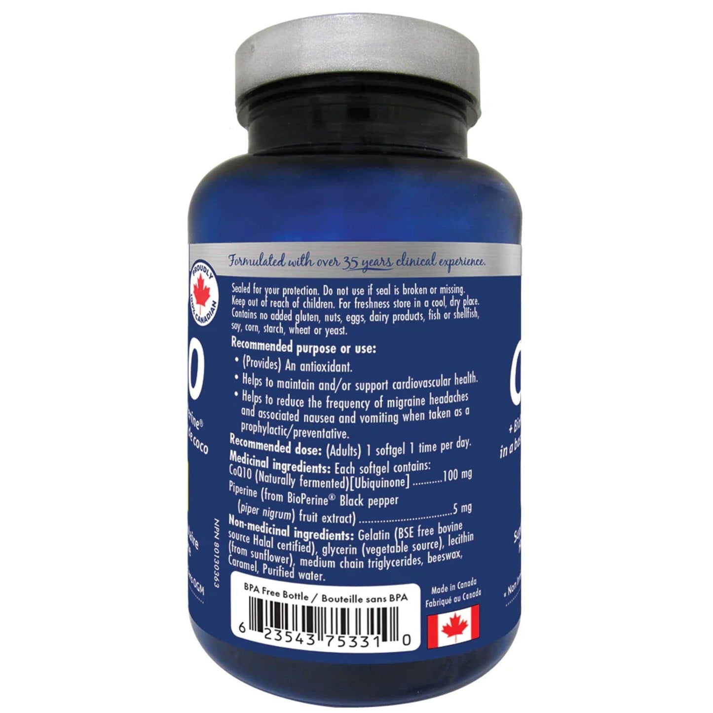 120 Softgels | Naka Platinum CoQ10