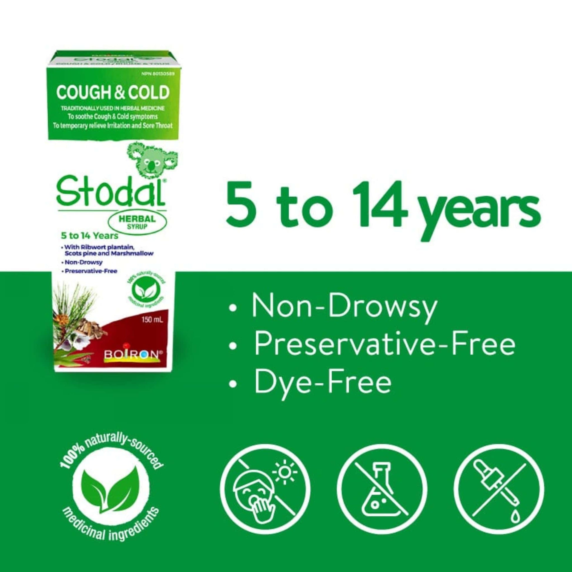 150ml Natural Flavour | Stodal Herbal Syrup