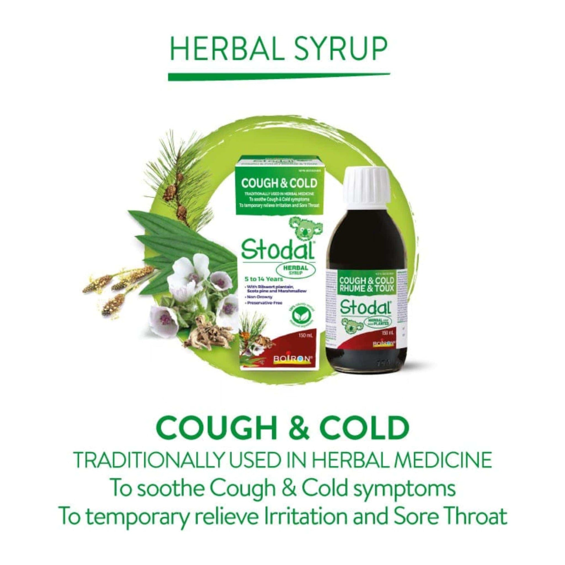 150ml Natural Flavour | Stodal Herbal Syrup