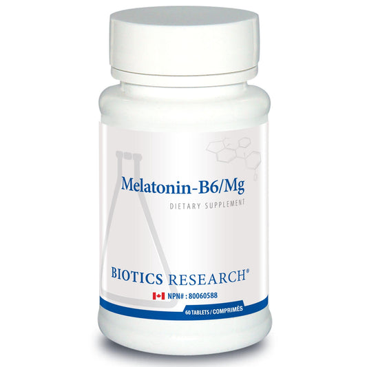 60 Tablets | Biotics Research Melatonin-B6/Mg