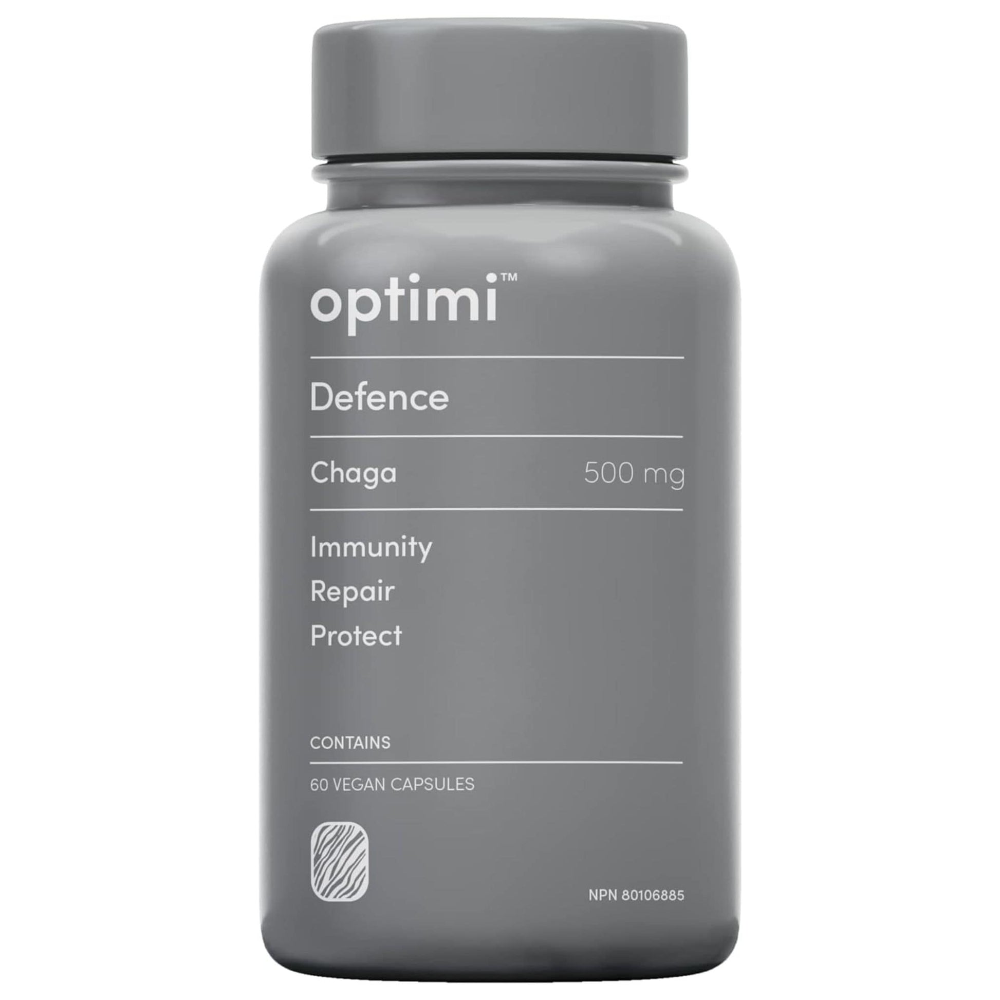 60 Vegetable Capsules | Optimi Defence Chaga