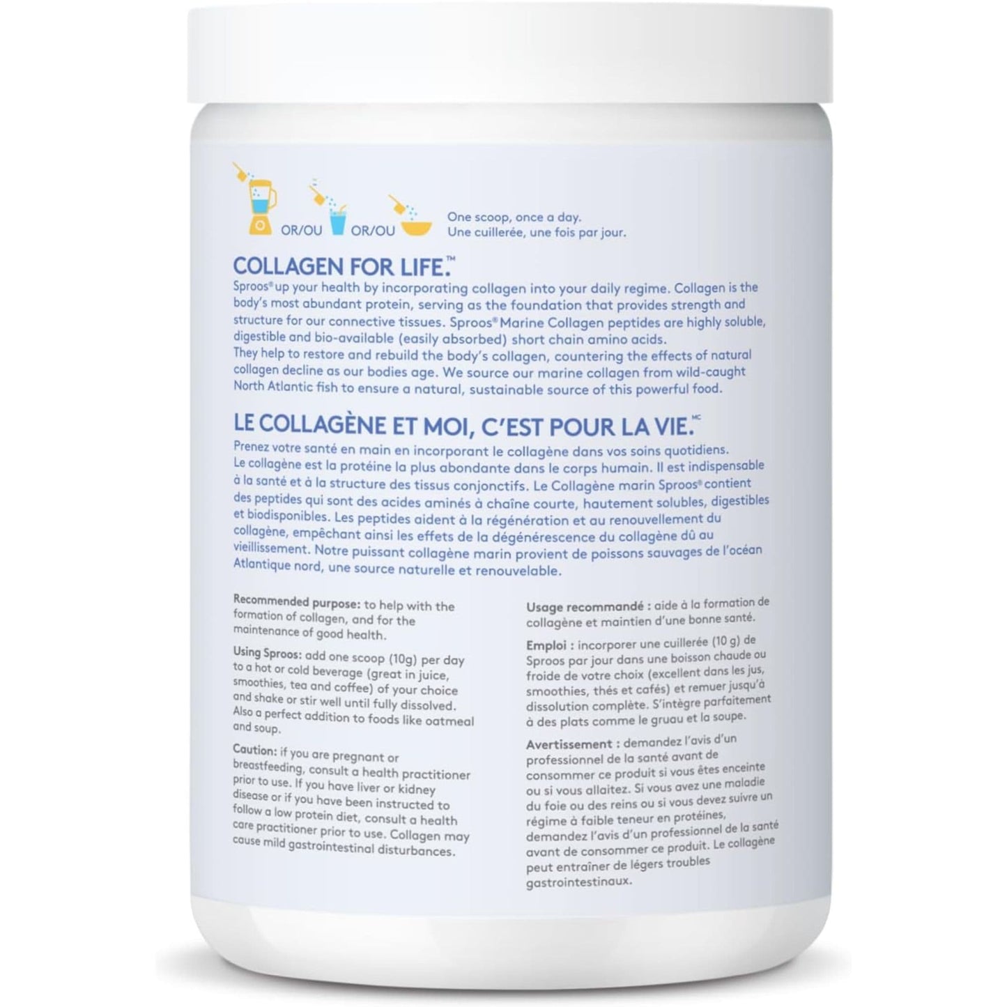 Sproos Marine Collagen, Hydrolyzed Collagen Peptides