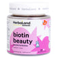 60 Gummies Strawberry | Herbaland Biotin Beauty