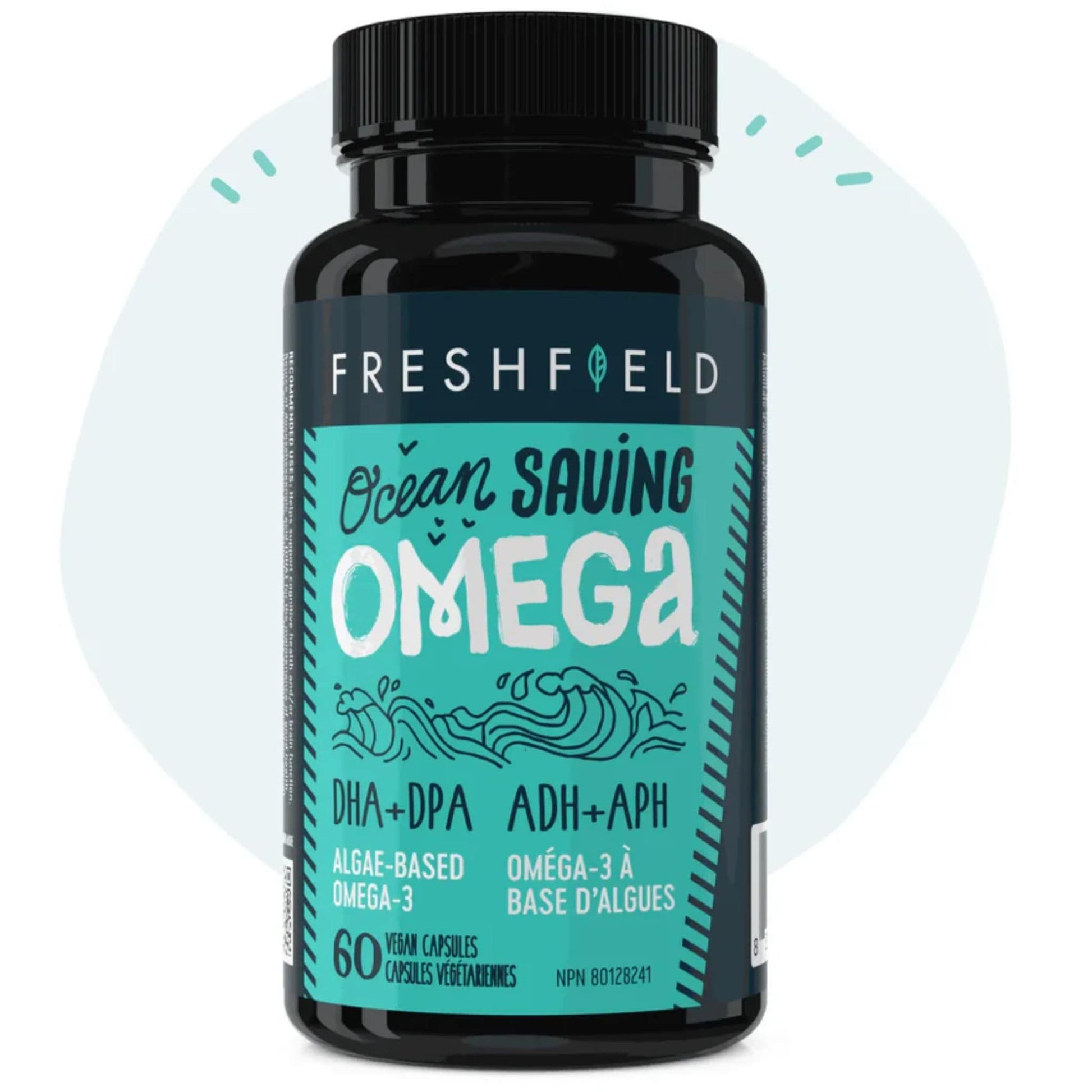 60 Vegetable Capsules | Freshfield Ocean Saving Omega