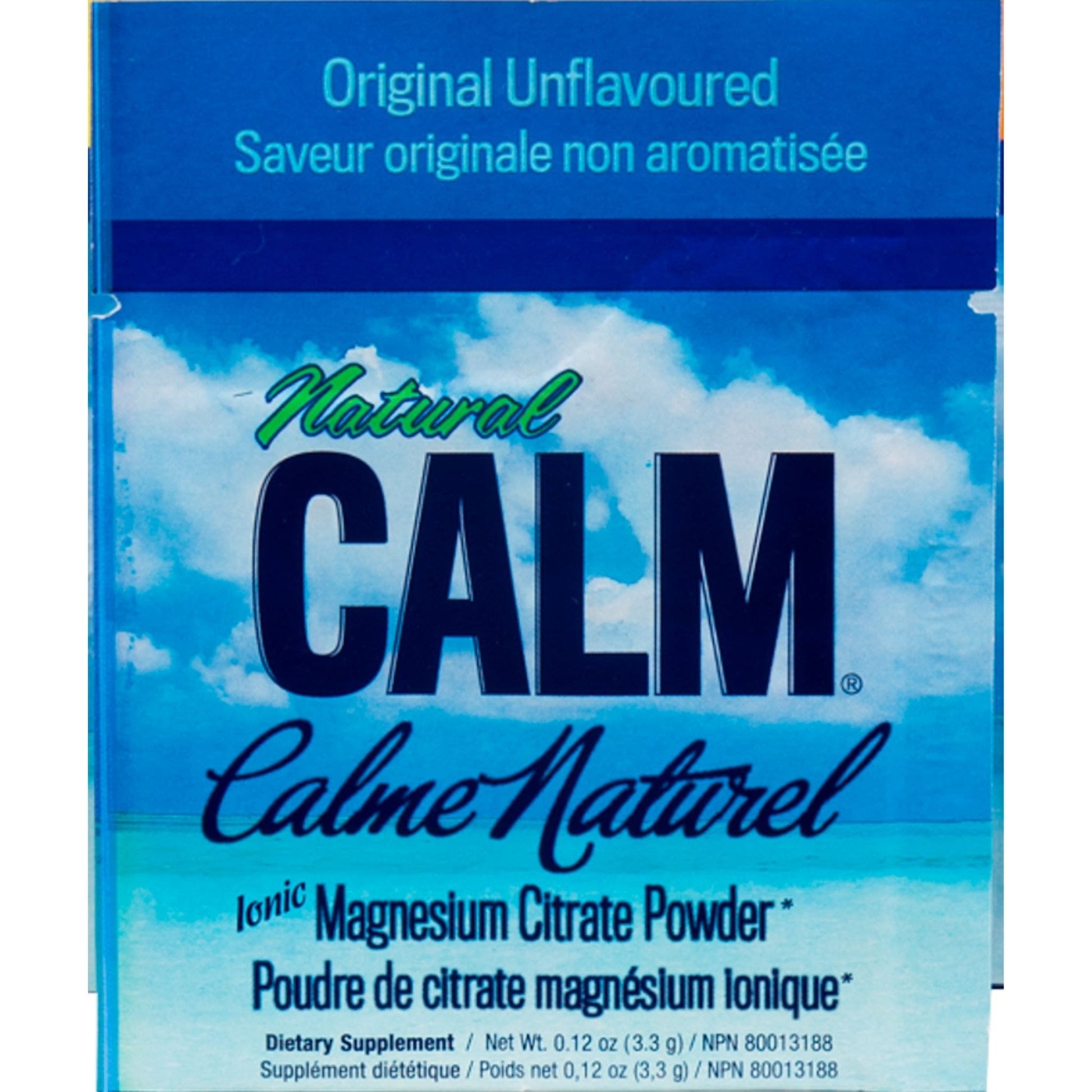 Unflavoured, 3.3g | Natural Calm Ionic Magnesium Citrate Powder Sample Pack// unflavoured