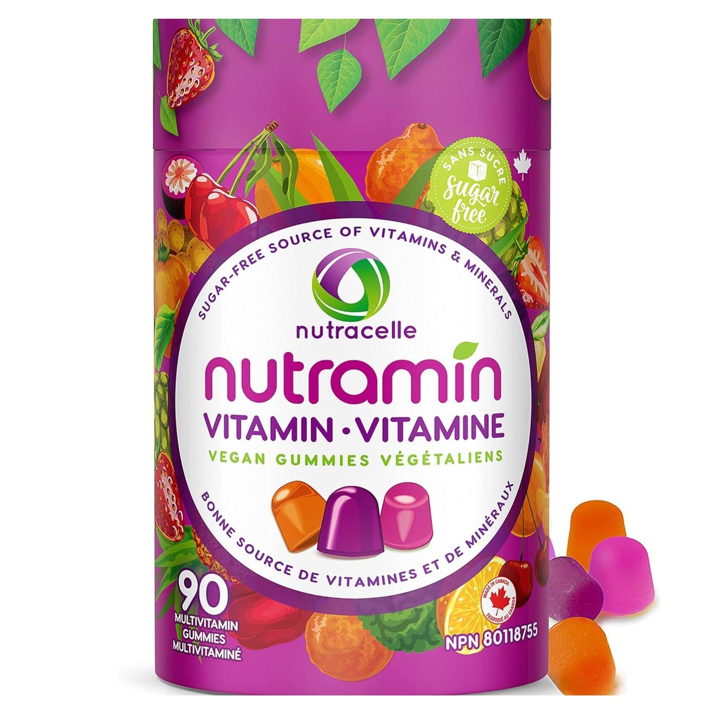 90 Vegan Gummies | Nutramin Adult Multivitamin Gummies