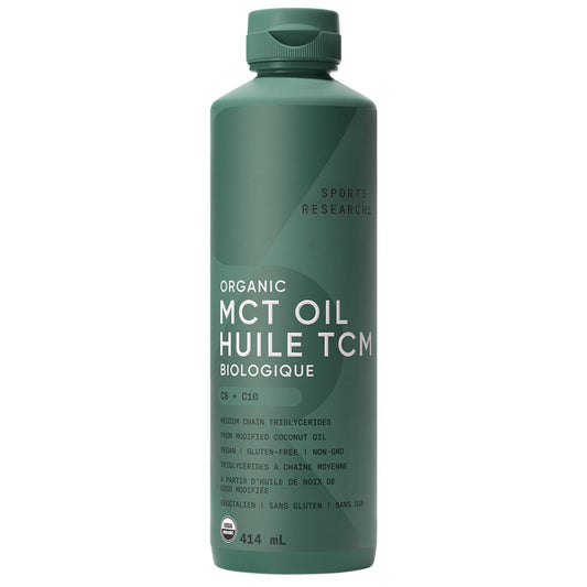 414ml Unflavoured | Sports Research Organic MCT C8 Oil