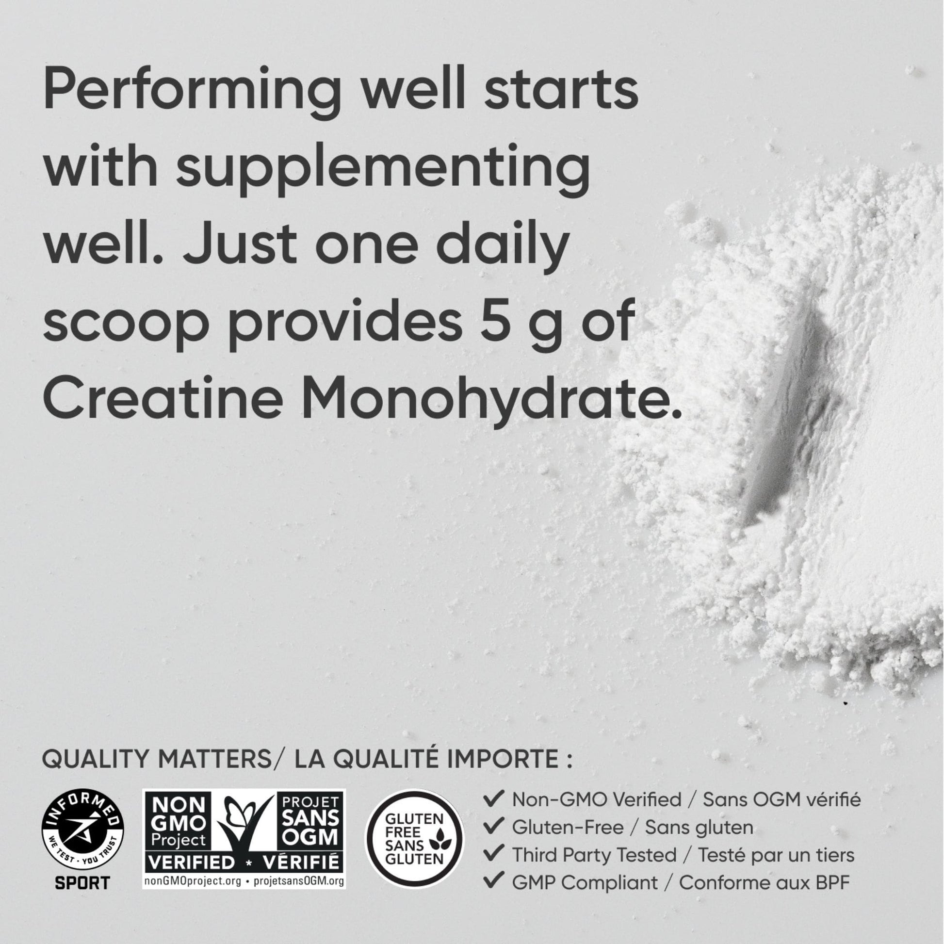 454g Unflavoured | Sports Research Creatine Monohydrate