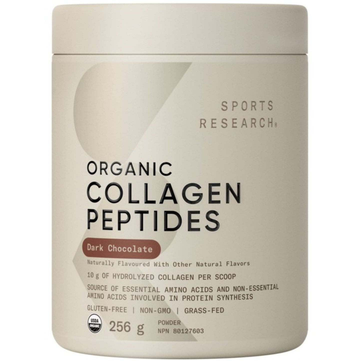 256g Dark Chocolate | Sports Research Organic Collagen Peptides