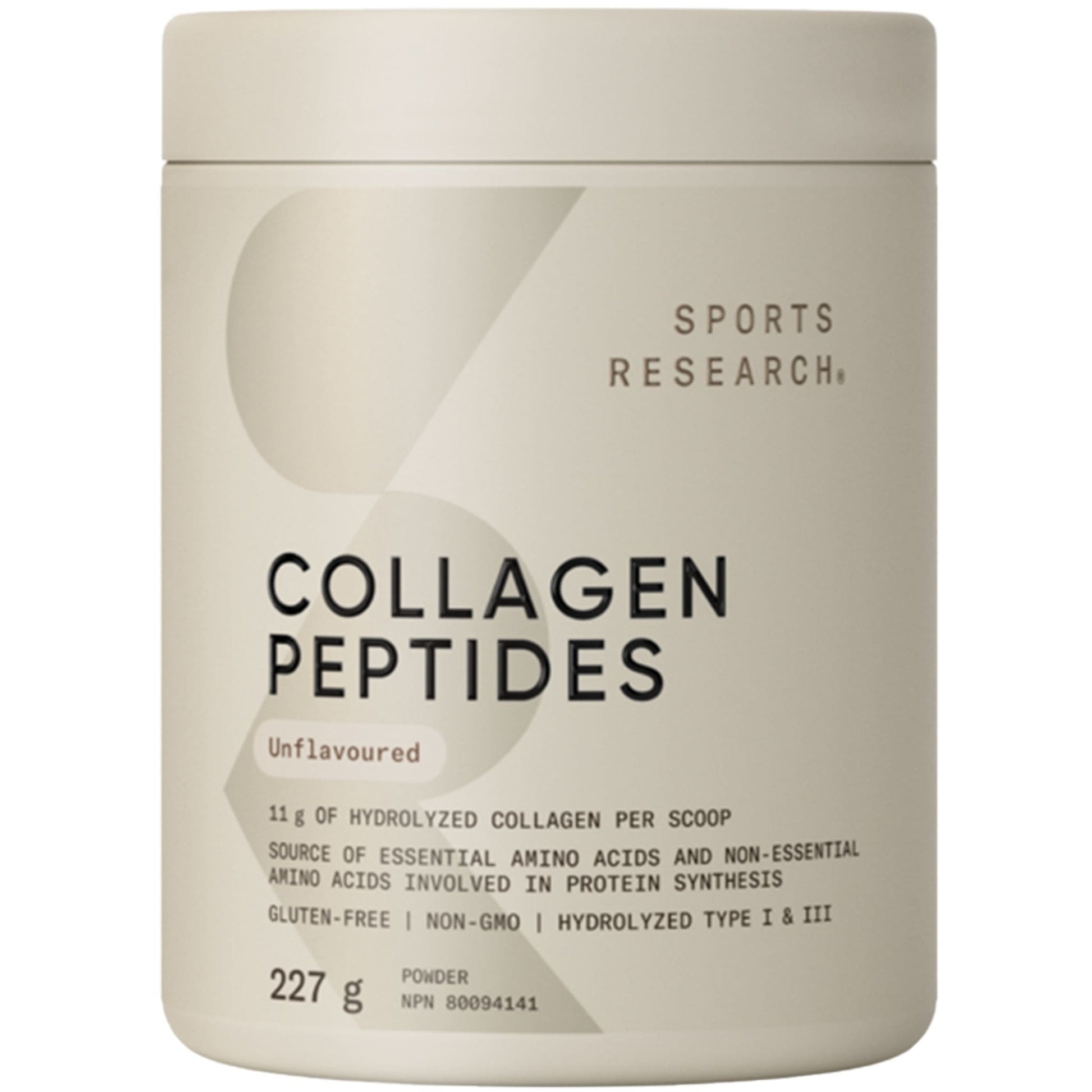 227g Unflavoured | Sports Research Collagen Peptides