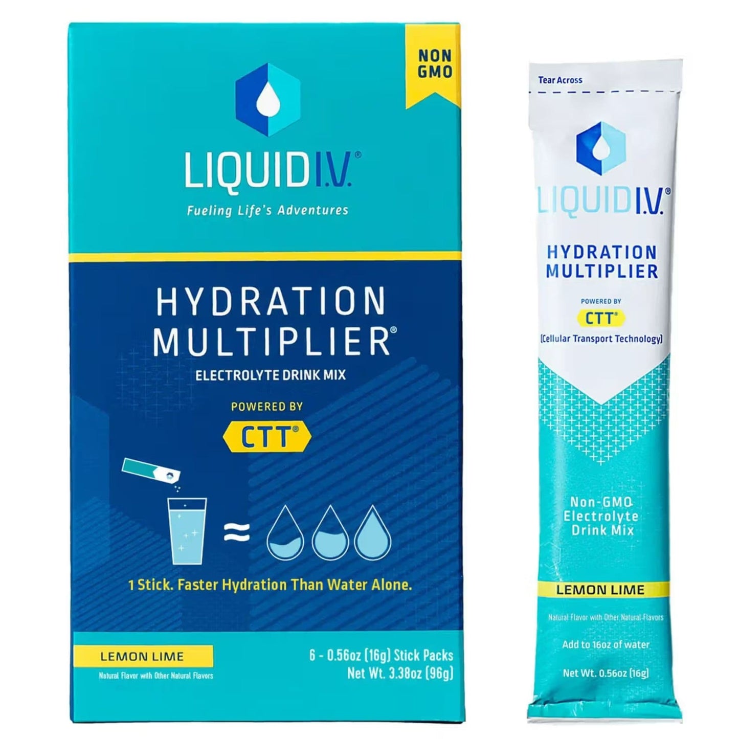 6 Pack Lemon Lime | Liquid IV Hydration Multiplier