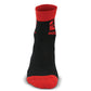 Red & Black (Leave Humanity Behind) | Mutant Quarter Length Gym Socks