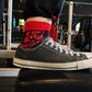 Red & Black (Leave Humanity Behind) | Mutant Quarter Length Gym Socks