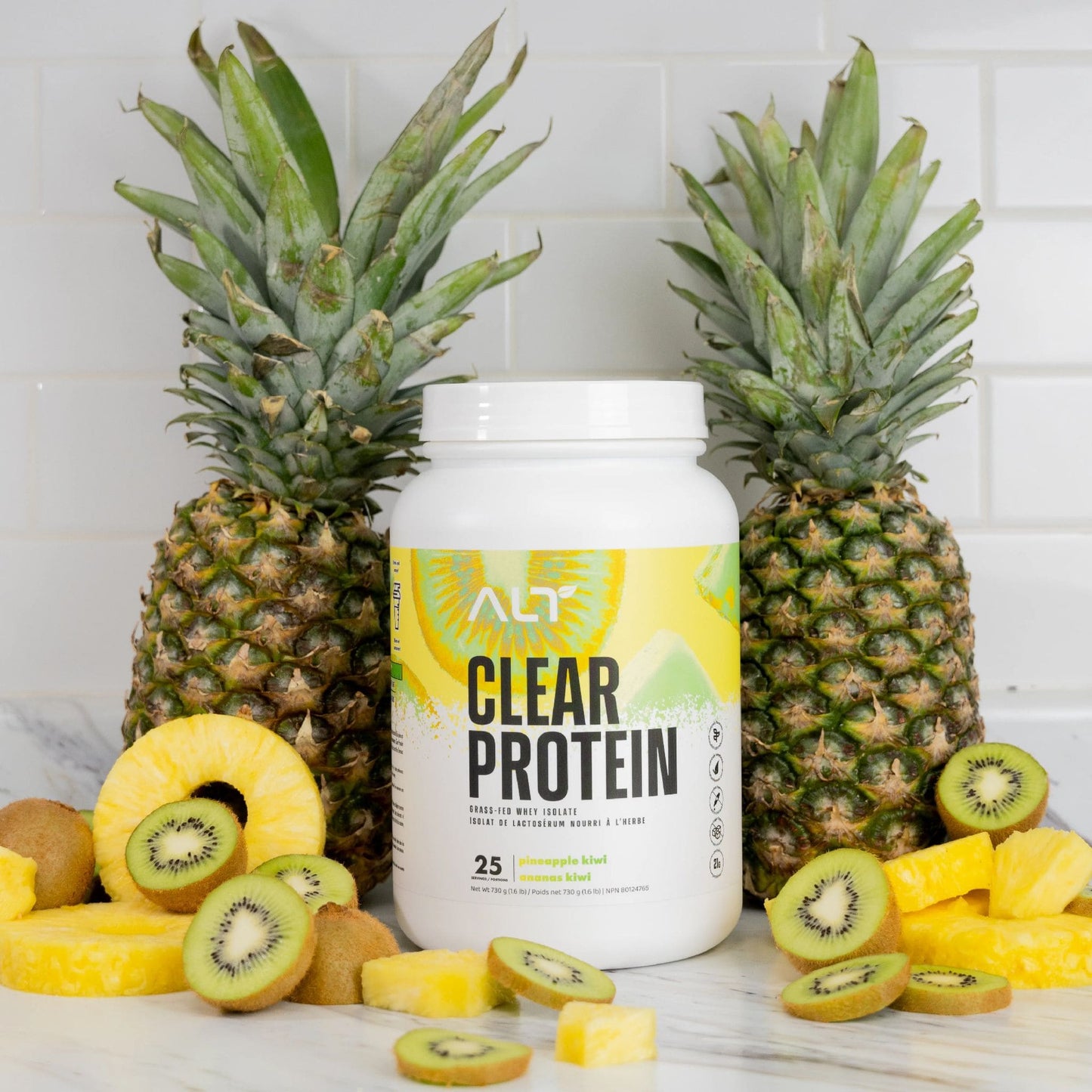 25 Servings (730g) Pineapple Kiwi | ALT Clear Protein Whey Isolate Powder