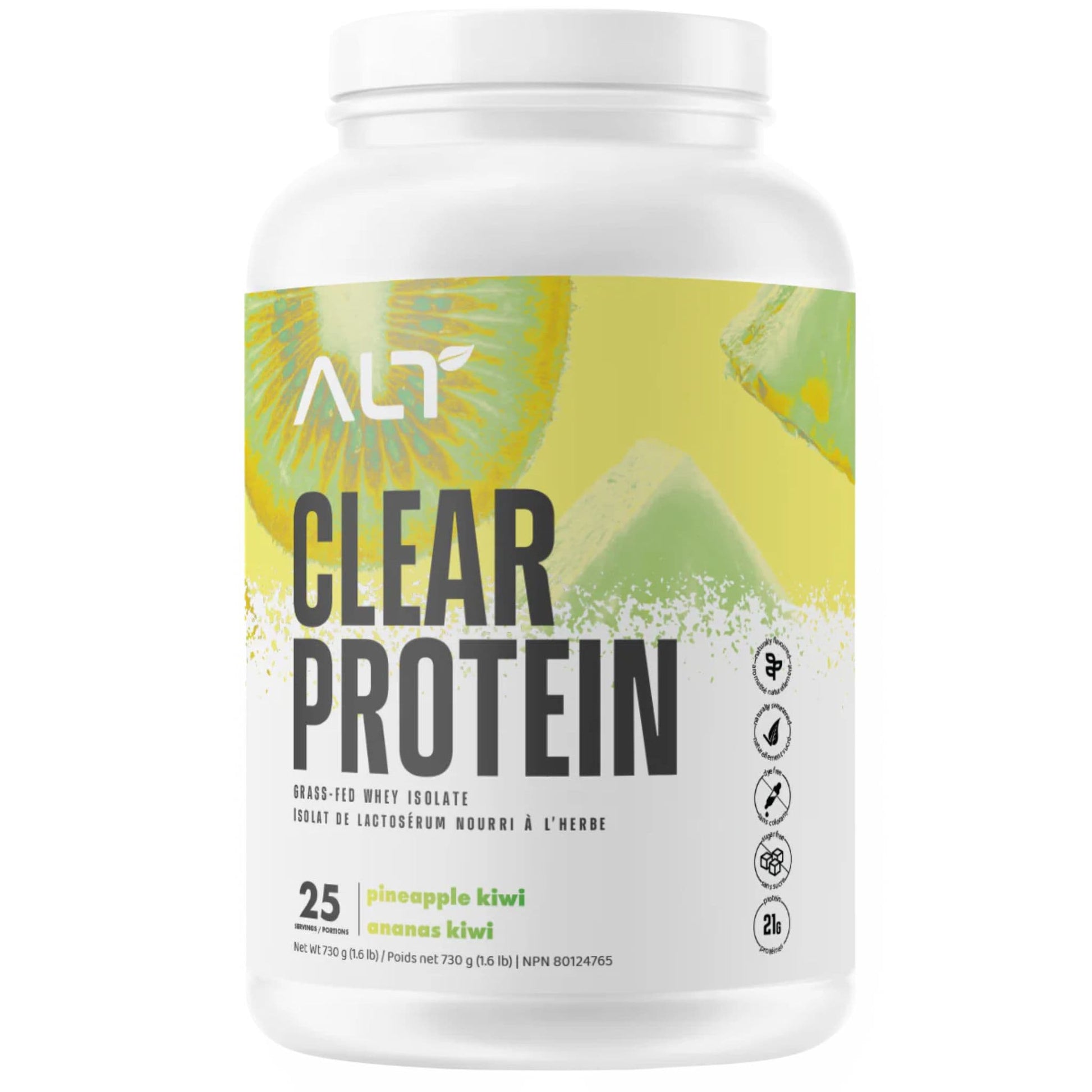 25 Servings (730g) Pineapple Kiwi | ALT Clear Protein Whey Isolate Powder