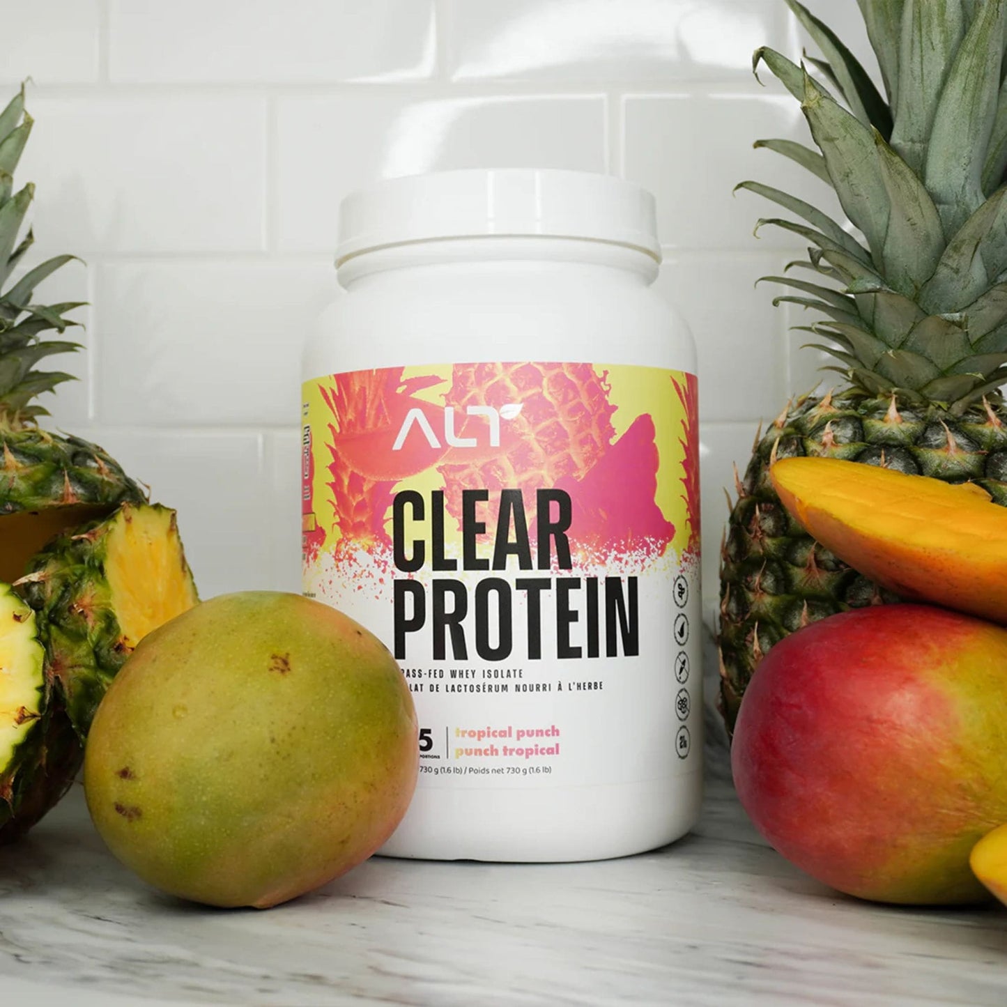 25 Servings (730g) Tropical Punch | ALT Clear Protein Whey Isolate Powder