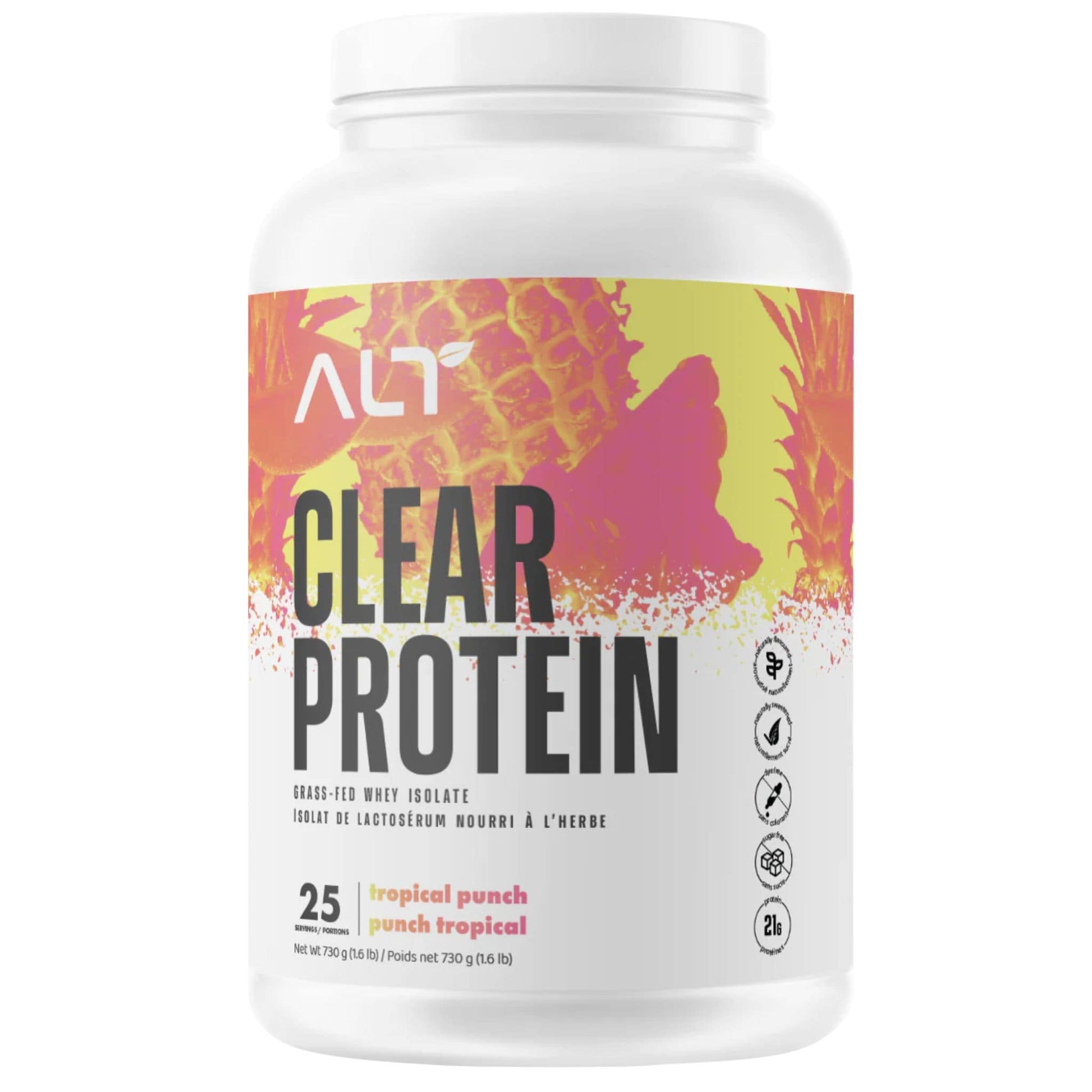 25 Servings (730g) Tropical Punch | ALT Clear Protein Whey Isolate Powder