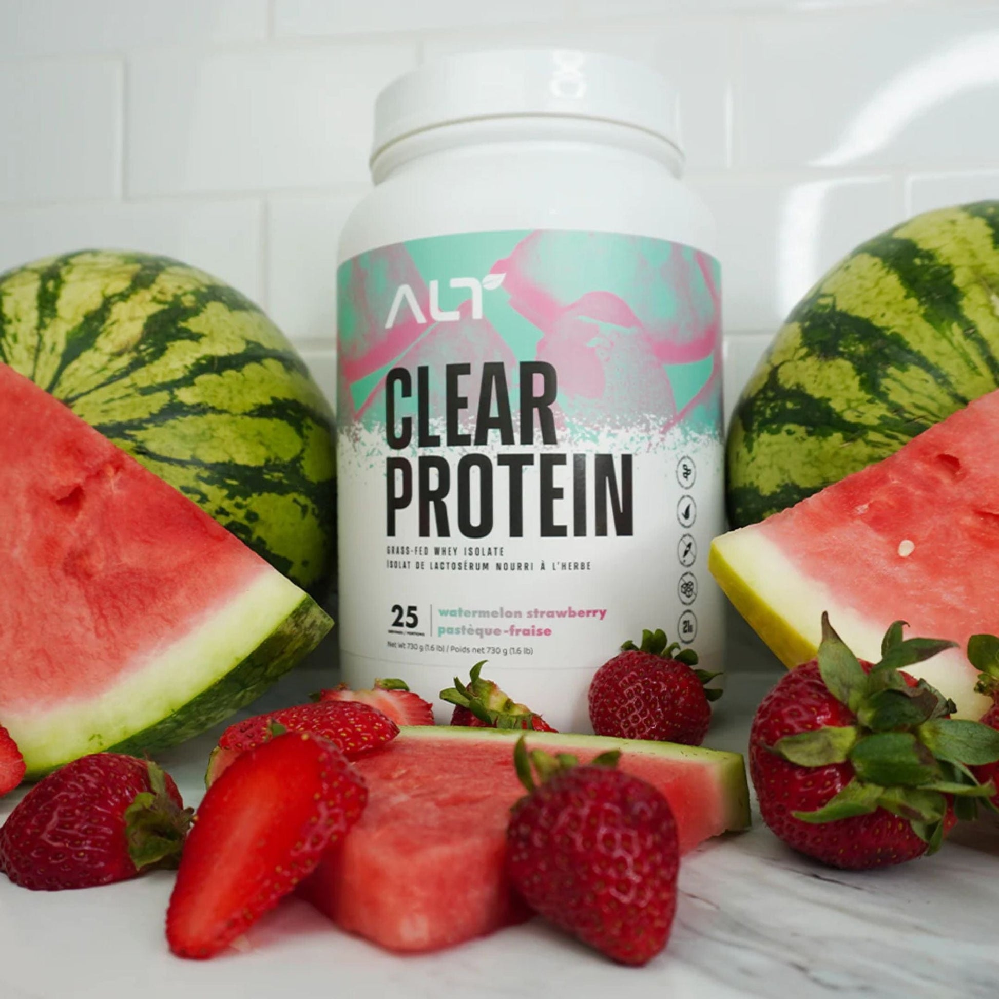 25 Servings (730g) Watermelon Strawberry | ALT Clear Protein Whey Isolate Powder