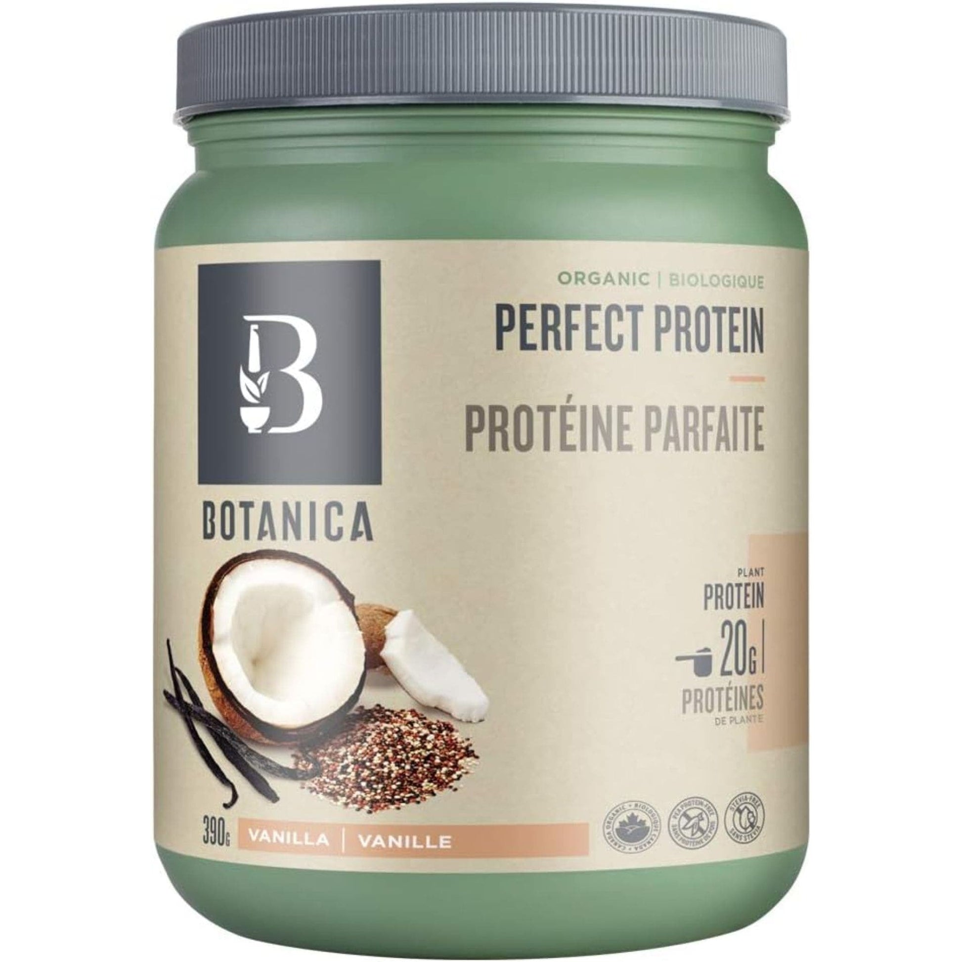 Vanilla 390g | Botanica Organic Perfect Protein // vanilla flavour