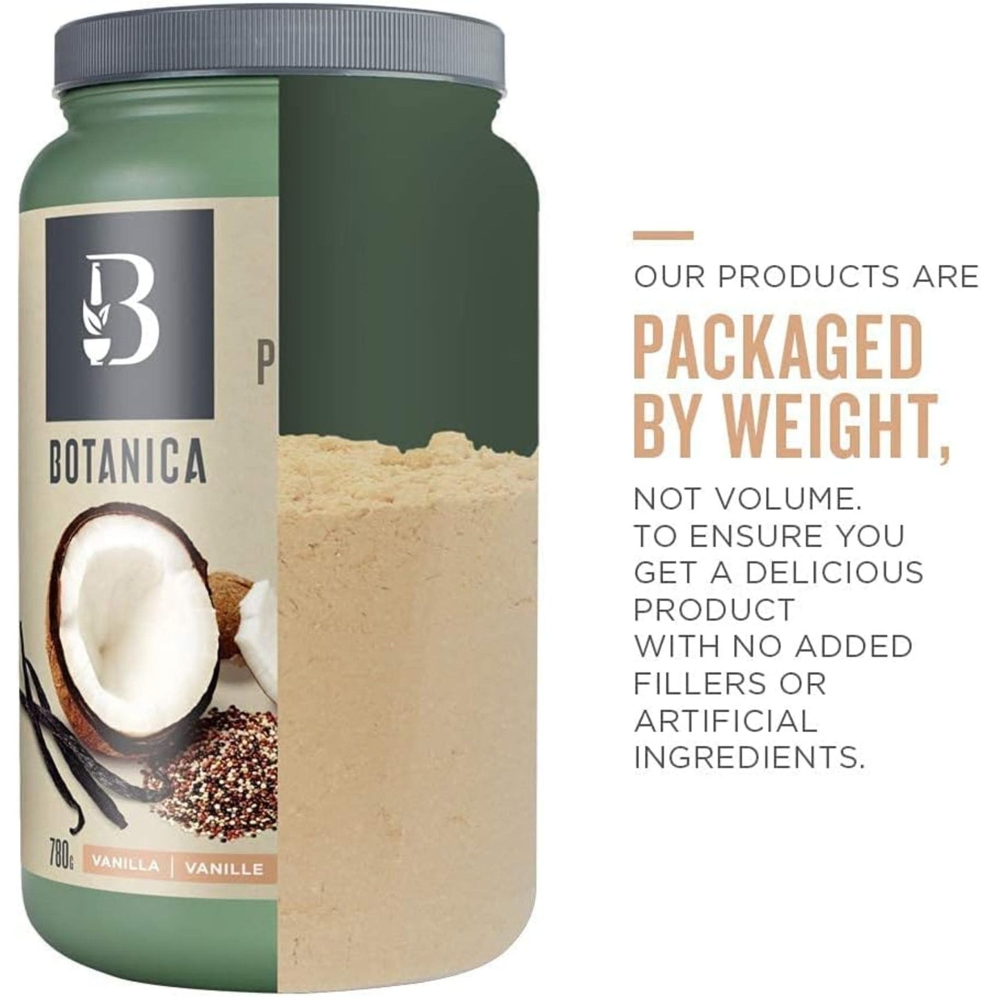 Vanilla 780g | Botanica Organic Perfect Protein // packaged weight