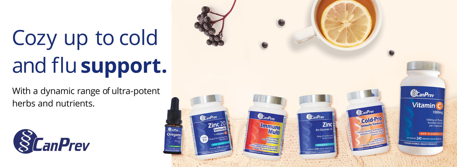 CanPrev Cold and Flu Support Supplements