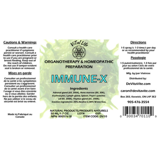 50ml Unflavoured | Vital Life Immune-X