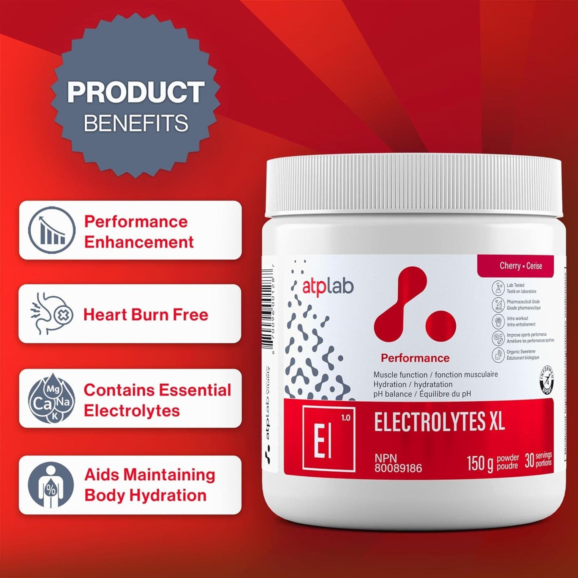 Cherry | ATP Lab Electrolytes XL // cherry flavour