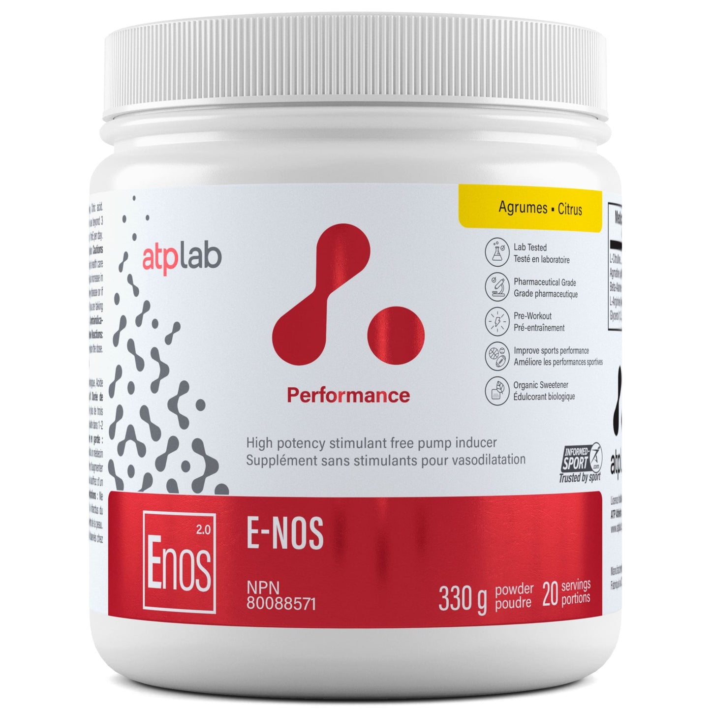 Citrus | ATP Lab E-Nos Powder