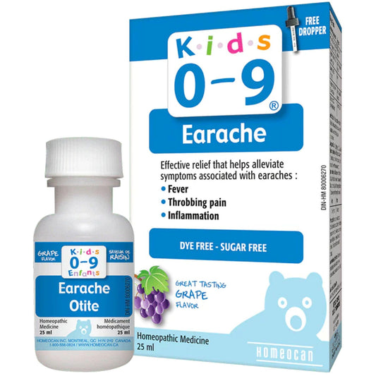 Grape 25ml | Kids 0-9 Earache Homeopathic Medicine // grape flavour