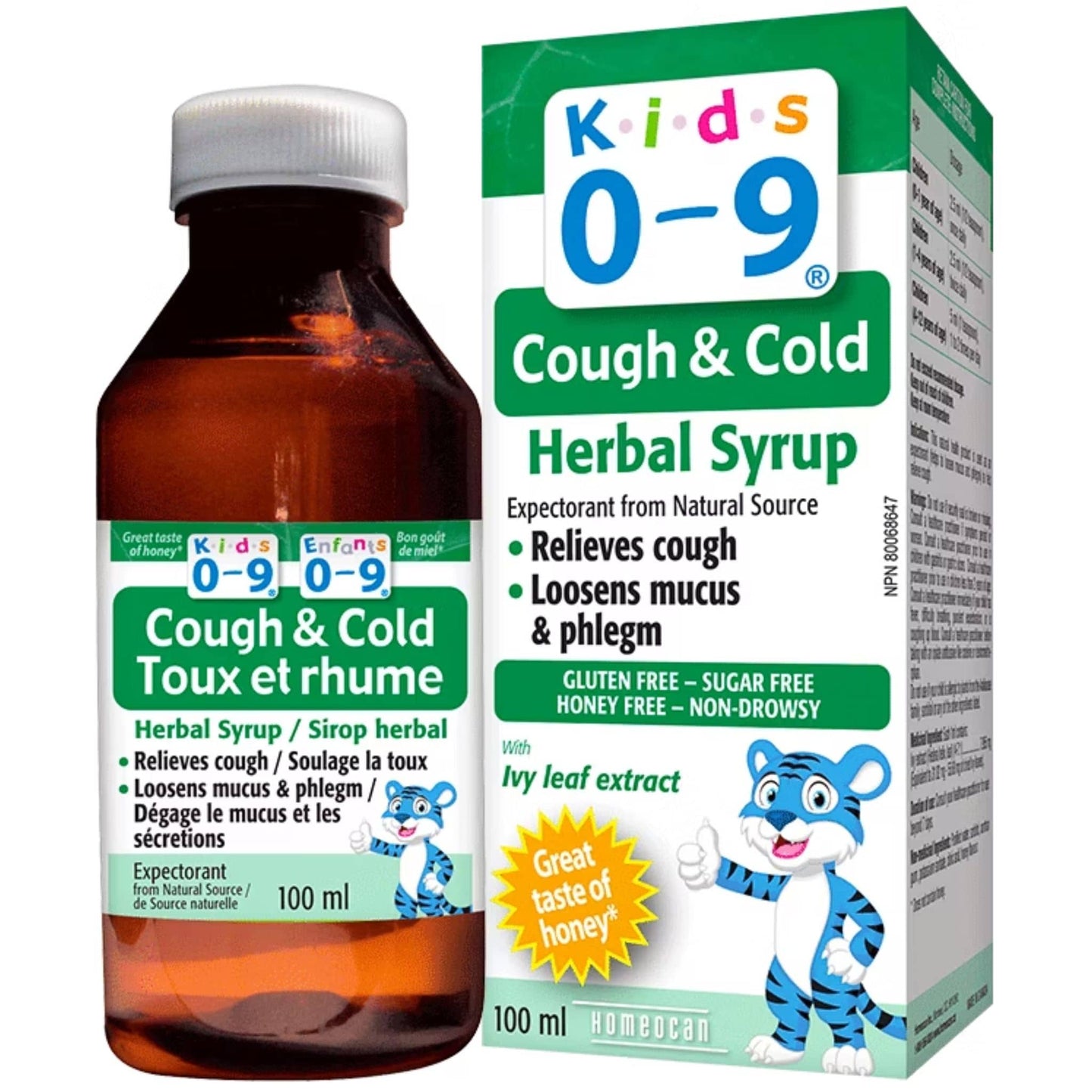 Honey 100ml | Kids 0-9 Cough and Cold Herbal Syrup // honey flavour