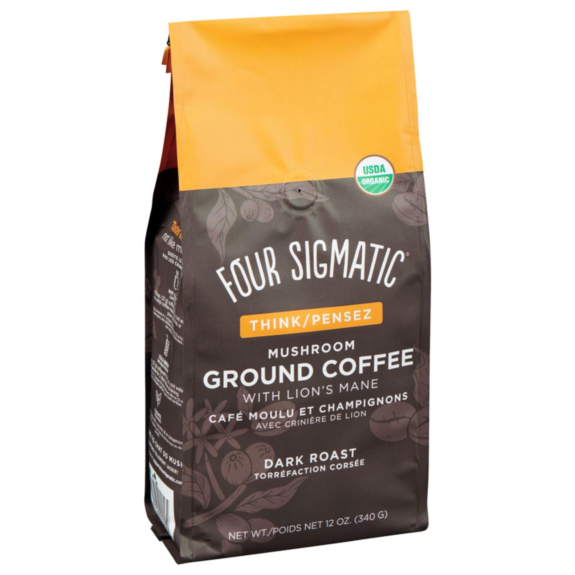 340g Bag | Four Sigmatic Mushroom Gound Coffee with Lion's Mane