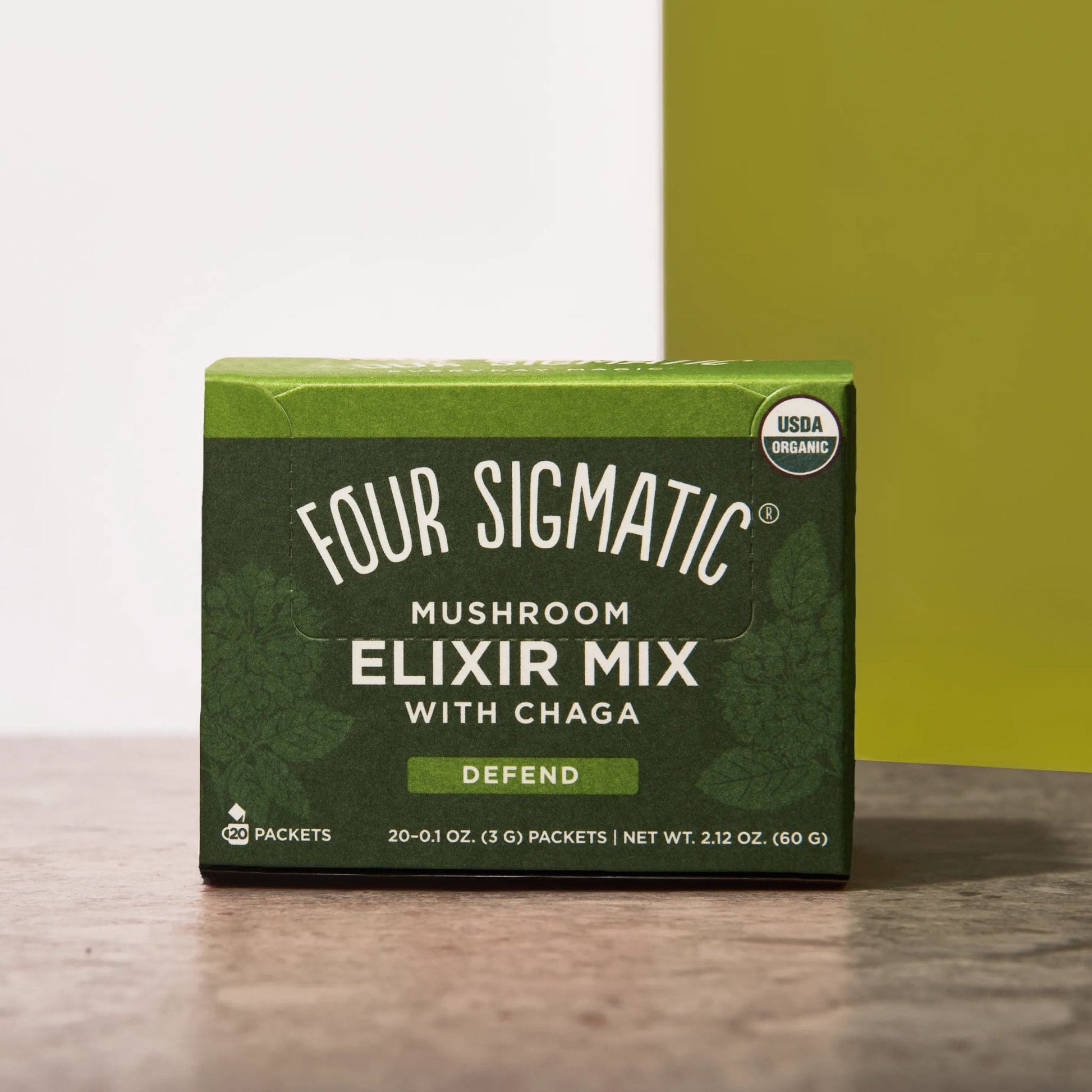 20 x 3g Sachets | Four Sigmatic Mushroom Elilxir Mix with Chaga