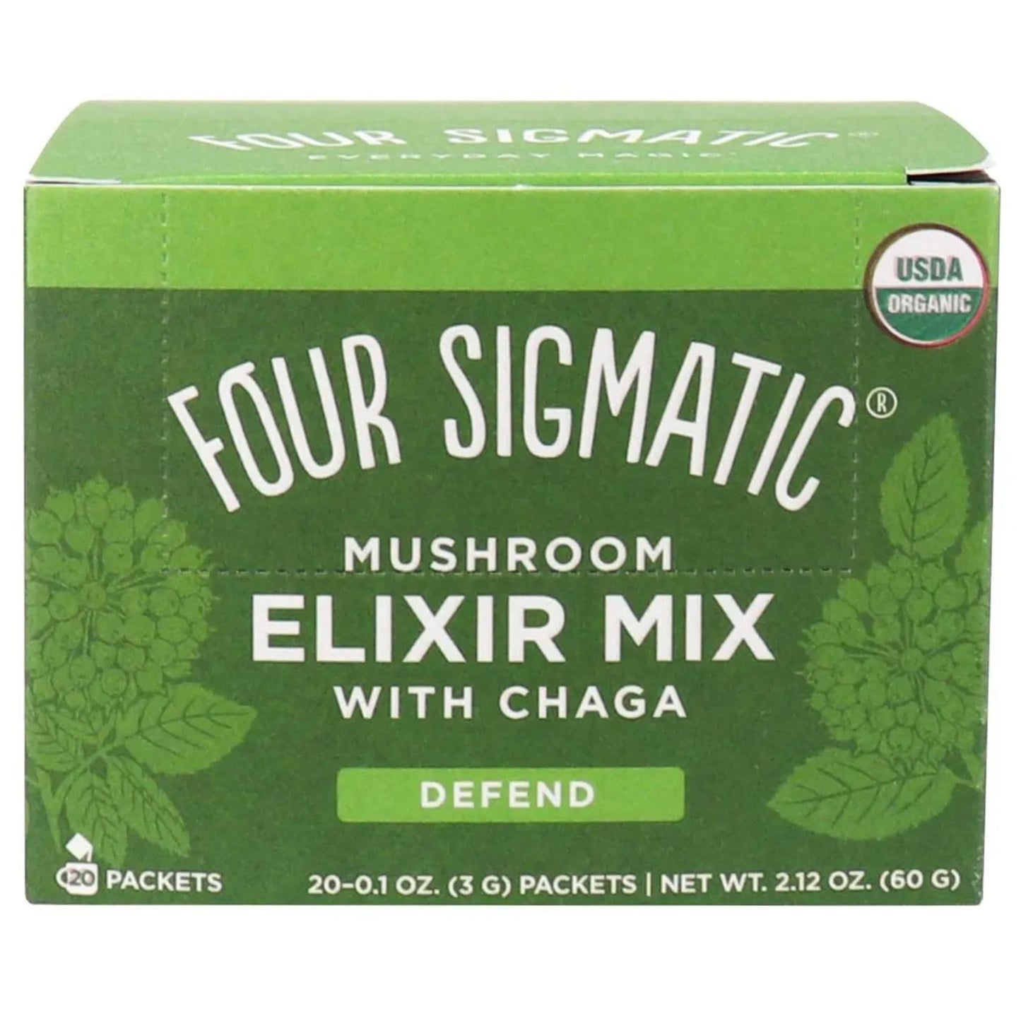 20 x 3g Sachets | Four Sigmatic Mushroom Elilxir Mix with Chaga