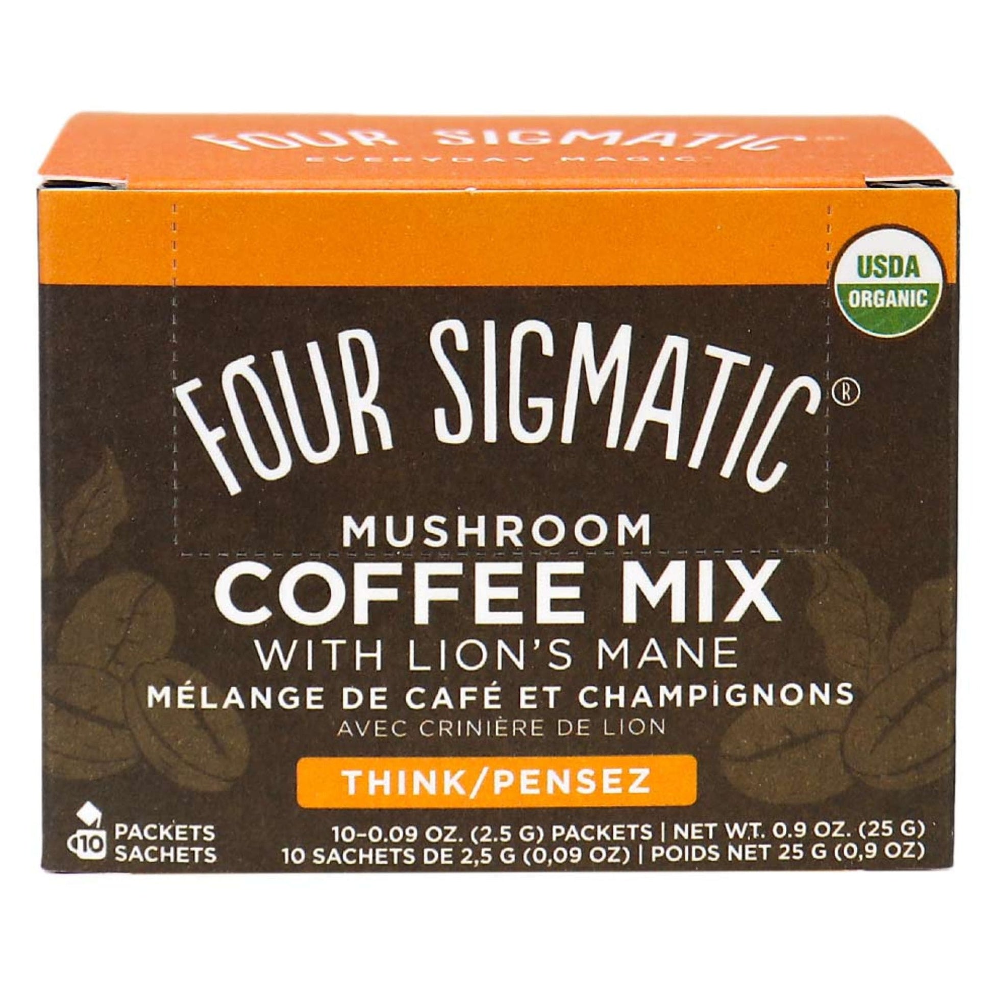 10 x 2.5g Sachets | Four Sigmatic Mushroom Coffee Mix with Lion's Mane