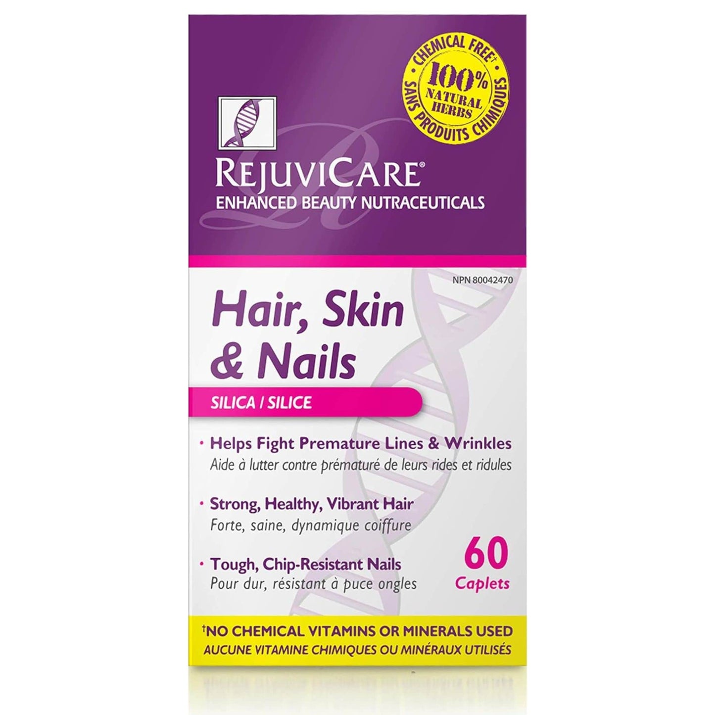 60 Caplets (Expiry: 10/24) | RejuviCare Hair Skin and Nails