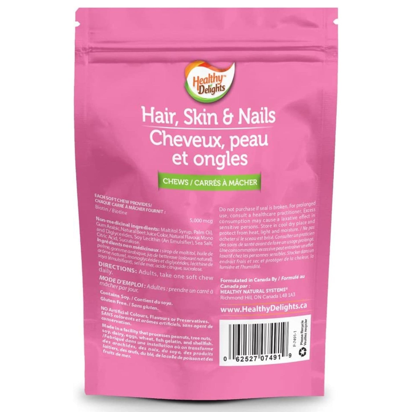 30 Soft Chews Berry | Healthy Delights Hair Skin and Nails