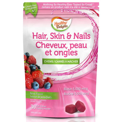 30 Soft Chews Berry | Healthy Delights Hair Skin and Nails