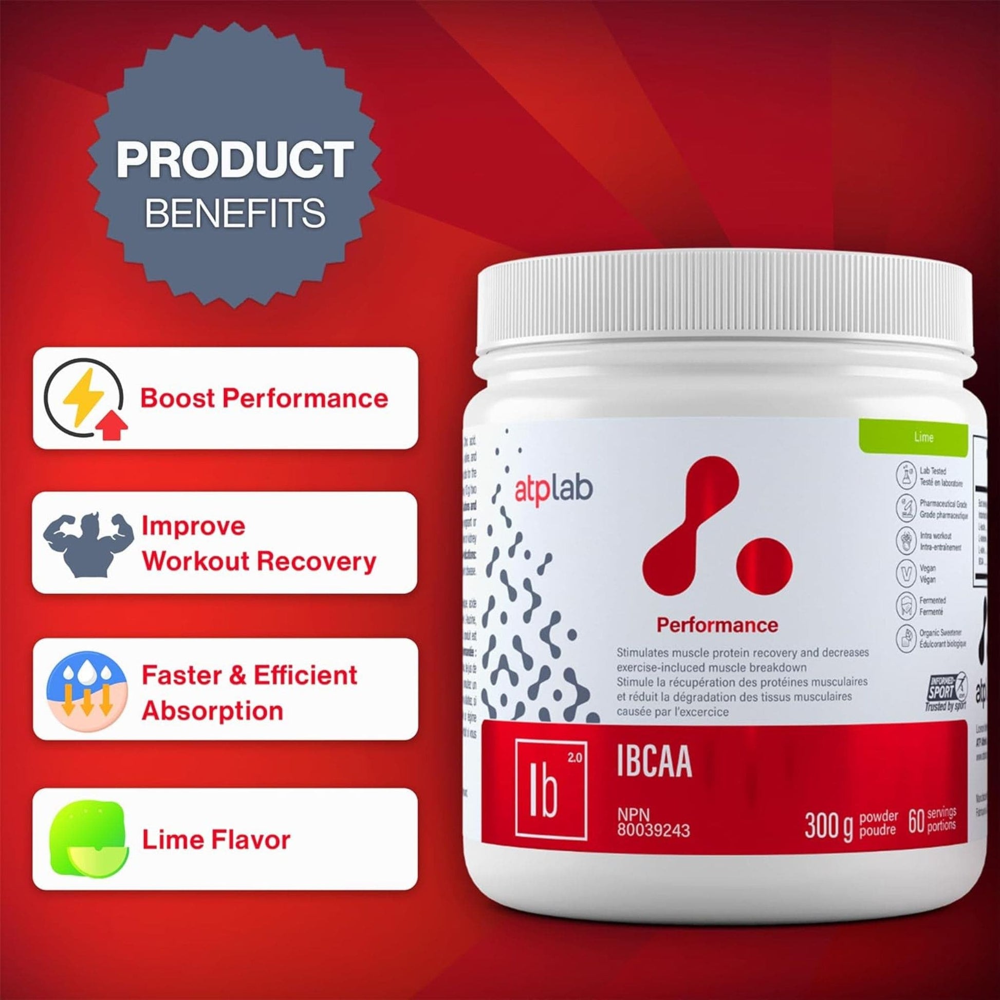 Lime | ATP Lab IBCAA Powder