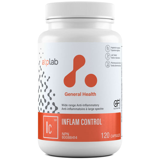 120 Vegetable Capsules | ATP Lab Inflam Control