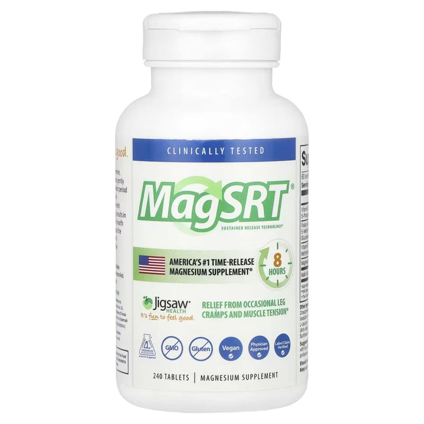 240 Tablets | Jigsaw Health MagSRT