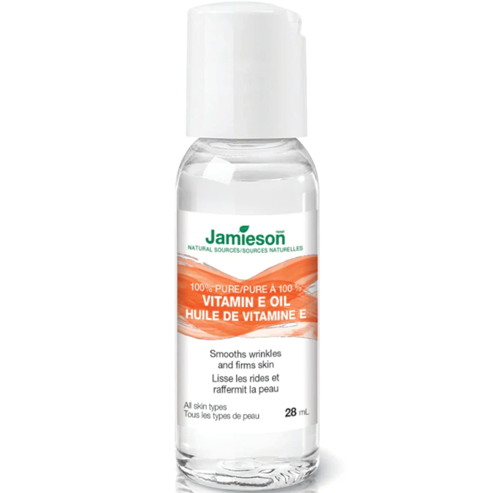 28 mL | Jamieson ProVitamina 100% Pure Vitamin E Oil // Bottle