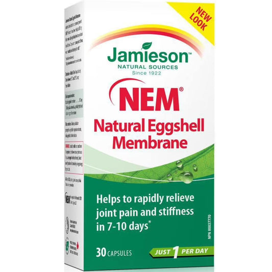 30 Capsules | Jamieson NEM Natural Eggshell Membrane