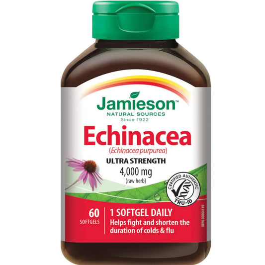 60 Softgels | Jamieson Echinacea 4,000 mg, Ultra Strength