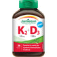 30 Softgels | Jamieson Vitamin K2 120 mcg + Vitamin D3 1,000 IU // French Bottle