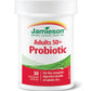 30 Vegetarian Capsules | Jamieson Adults 50+ Probiotic, 15 Billion Active Cells 10 Unique Strains Bottle